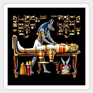 Anubis Egyptian God Magnet